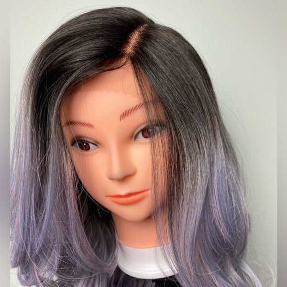Ombré Purple Lace Front Wig - Picture 13 of 13